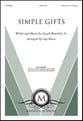 Simple Gifts SATB choral sheet music cover